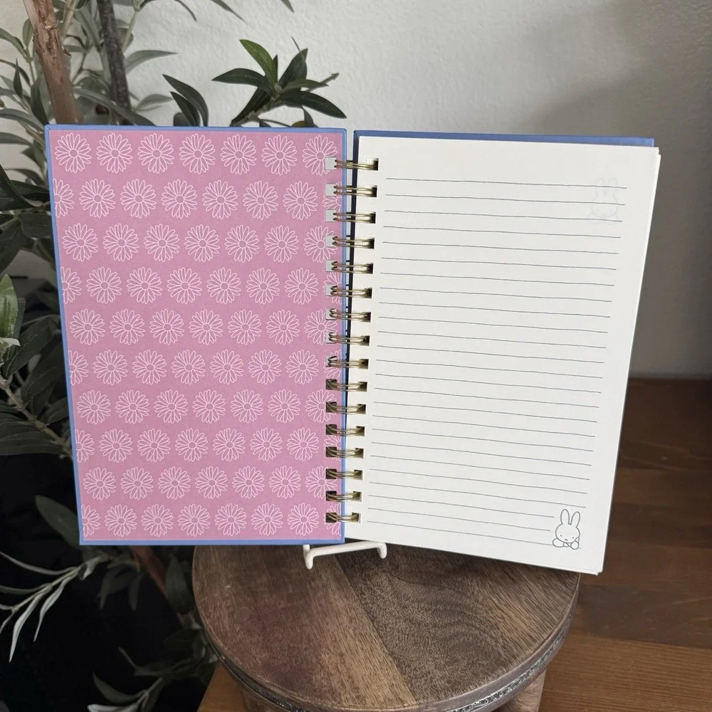 Miffy Character‎ Illustration Blue Spiral Hardcover Notebook 200 Lined Pages NEW